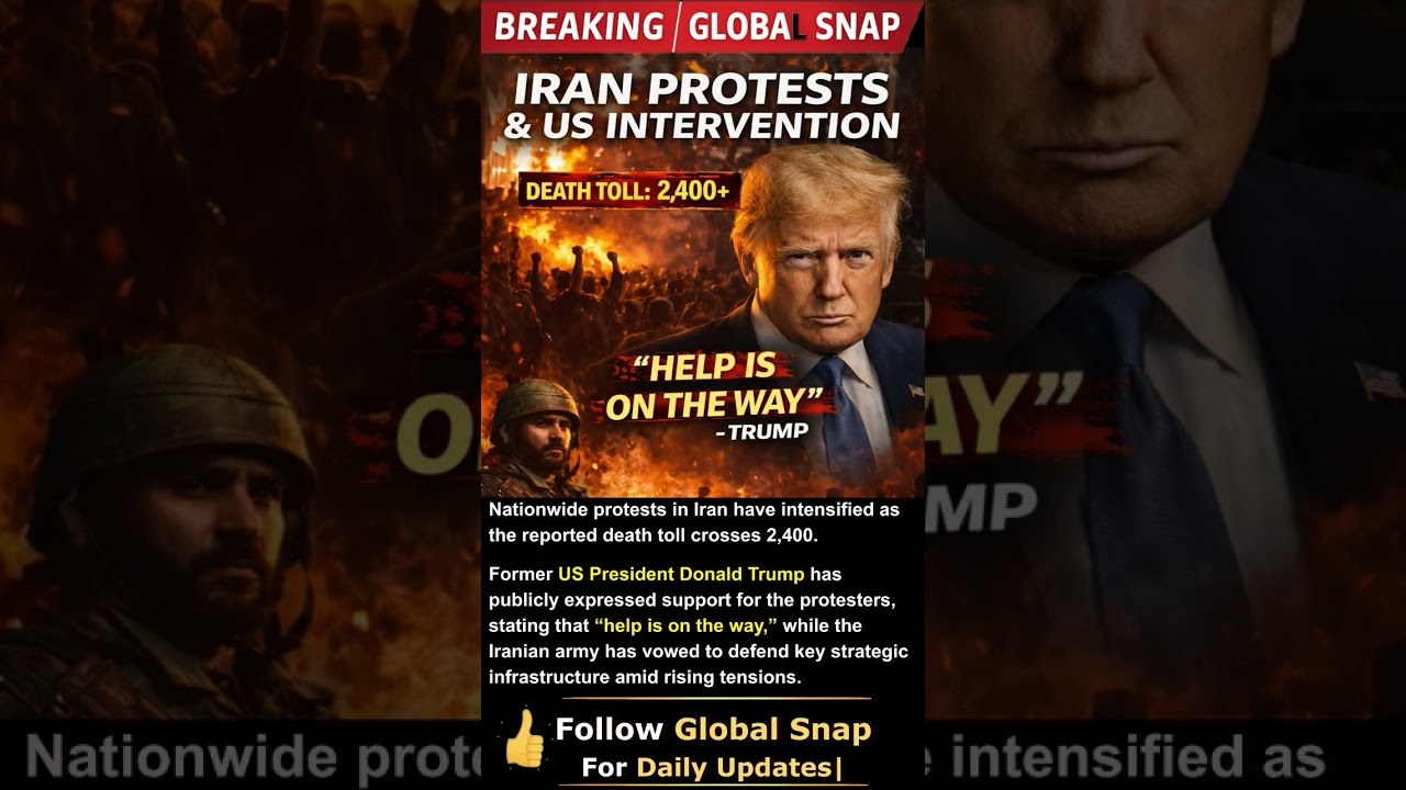 US Intervention &  ran Protests  