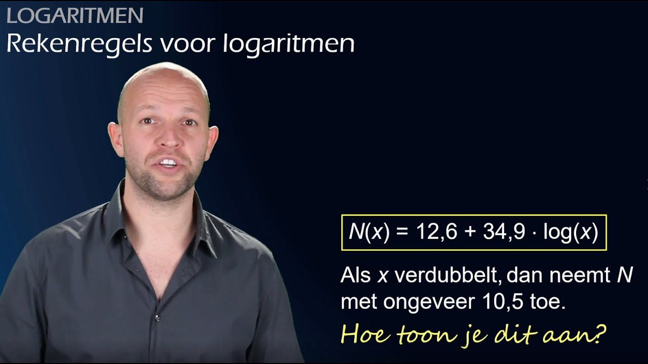 Rekenregels voor logaritmen (vwo A) - WiskundeAcademie