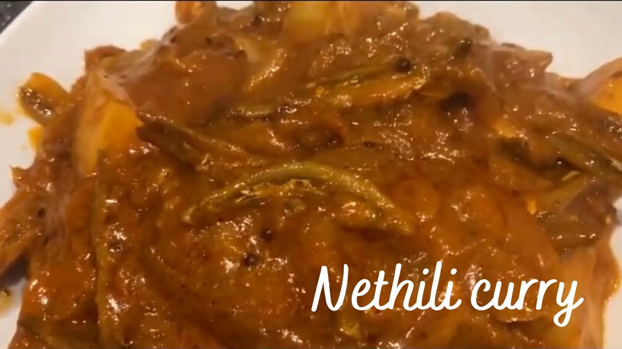NETHILI FISH AND POTATO CURRY | ANCHOVIES FISH CURRY| NETHILI GRAVY |Dean&rsquo;s kitchen