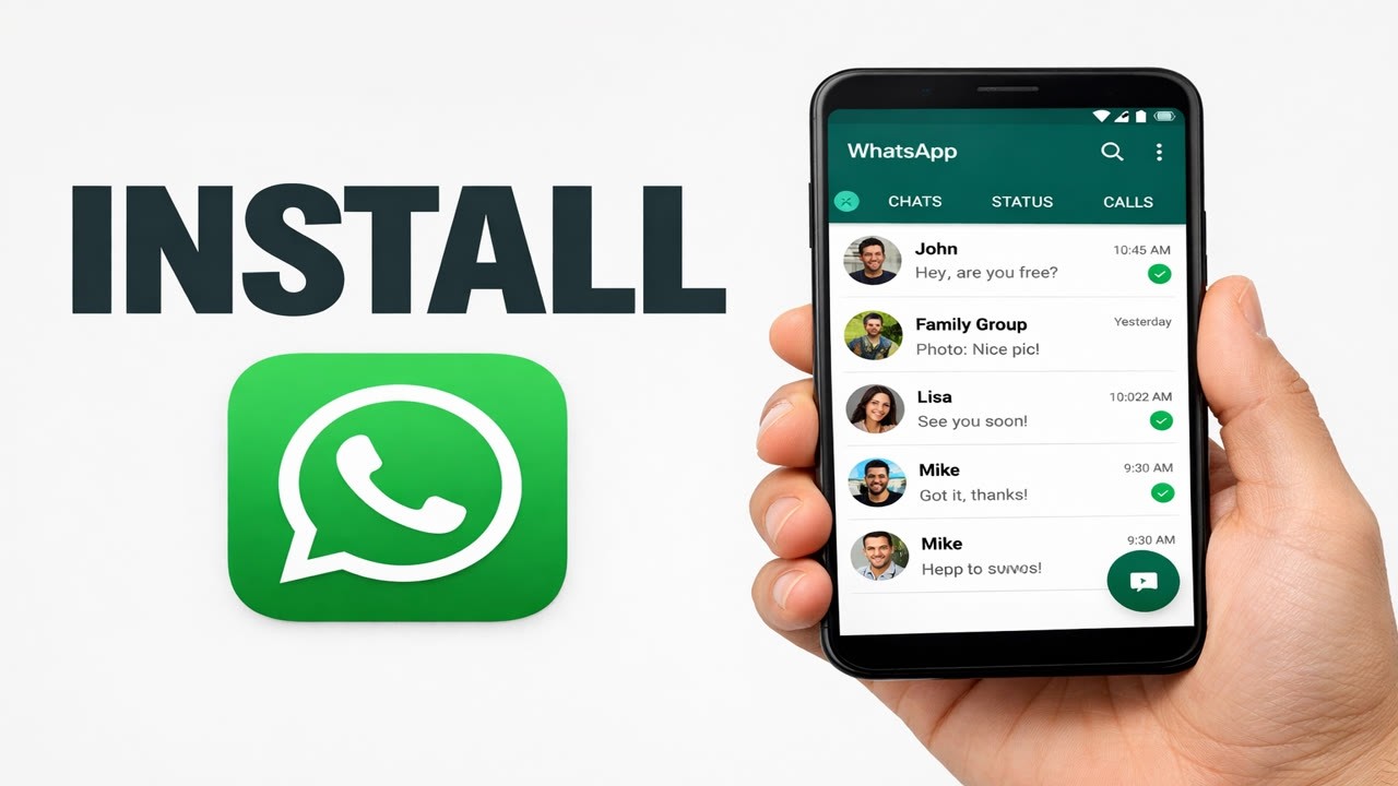 How To Install WhatsApp App On Android Phone (UPDATED)