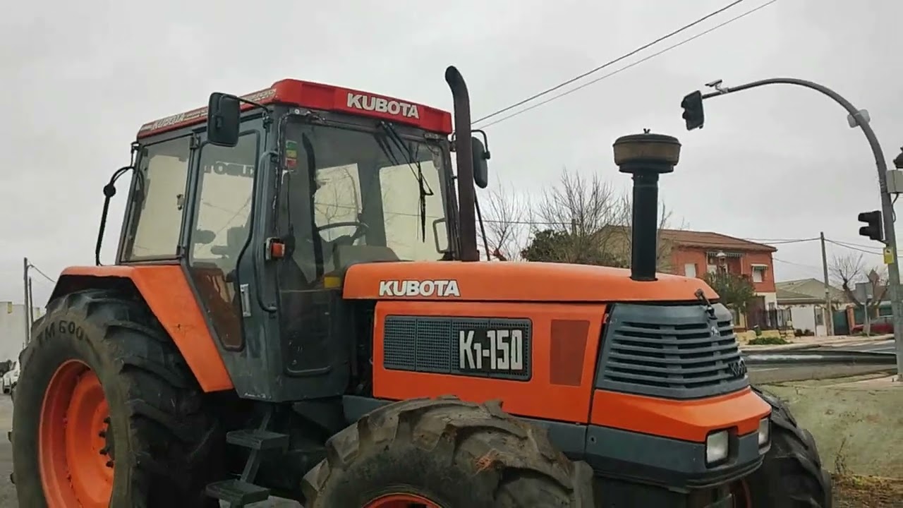 EBRO KUBOTA K1 150. Motor Nissan B6 60. Probándolo
