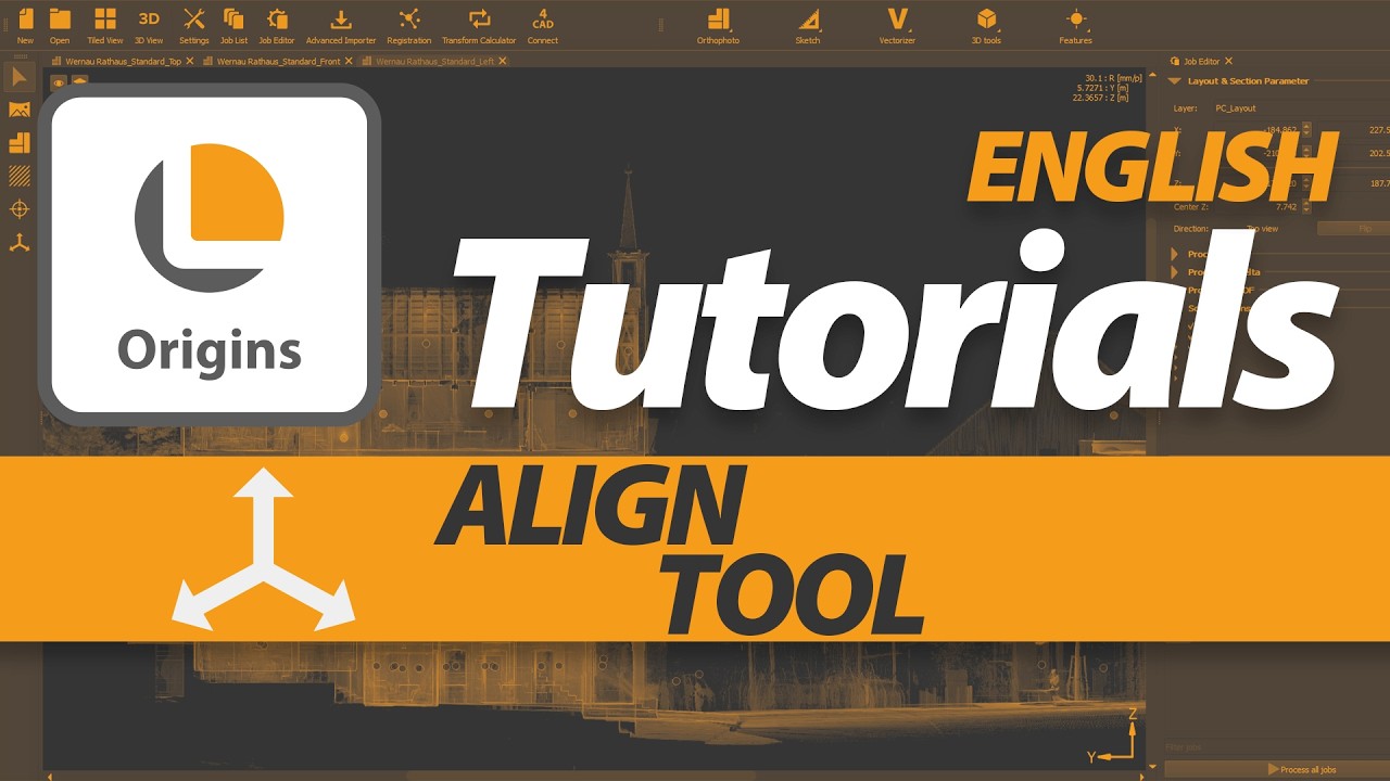 PointCab Origins - Align Tool