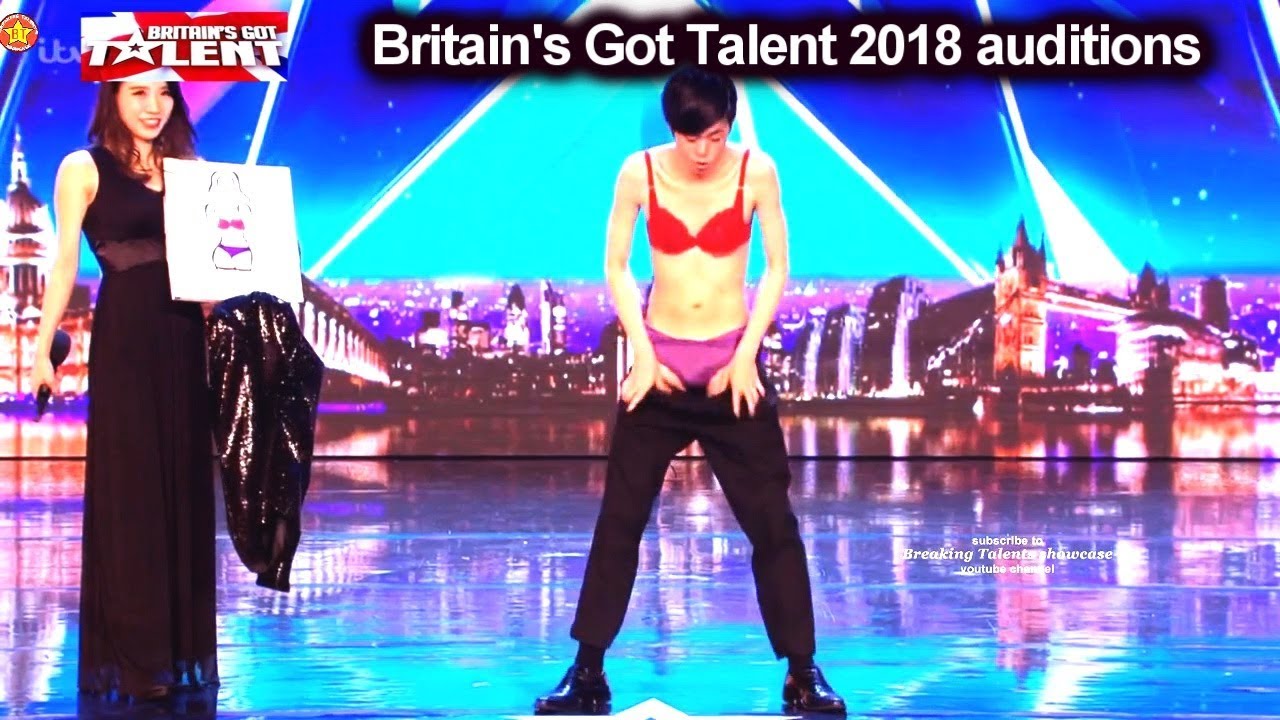 Sora from Japan Underwear Magician Auditions Britain's Got Talent 2018 BGT S12E06