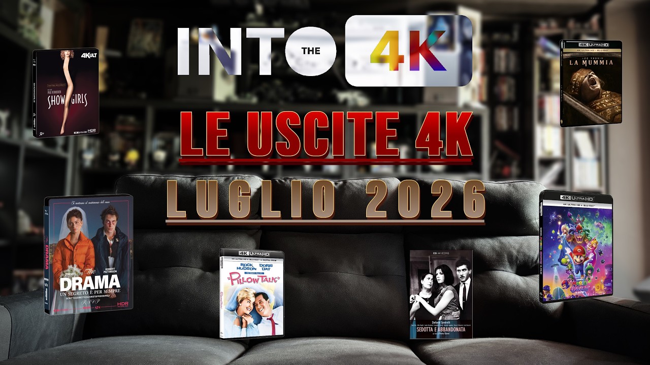 🏝️LE USCITE 4K UHd LUGLIo 2026⛱️