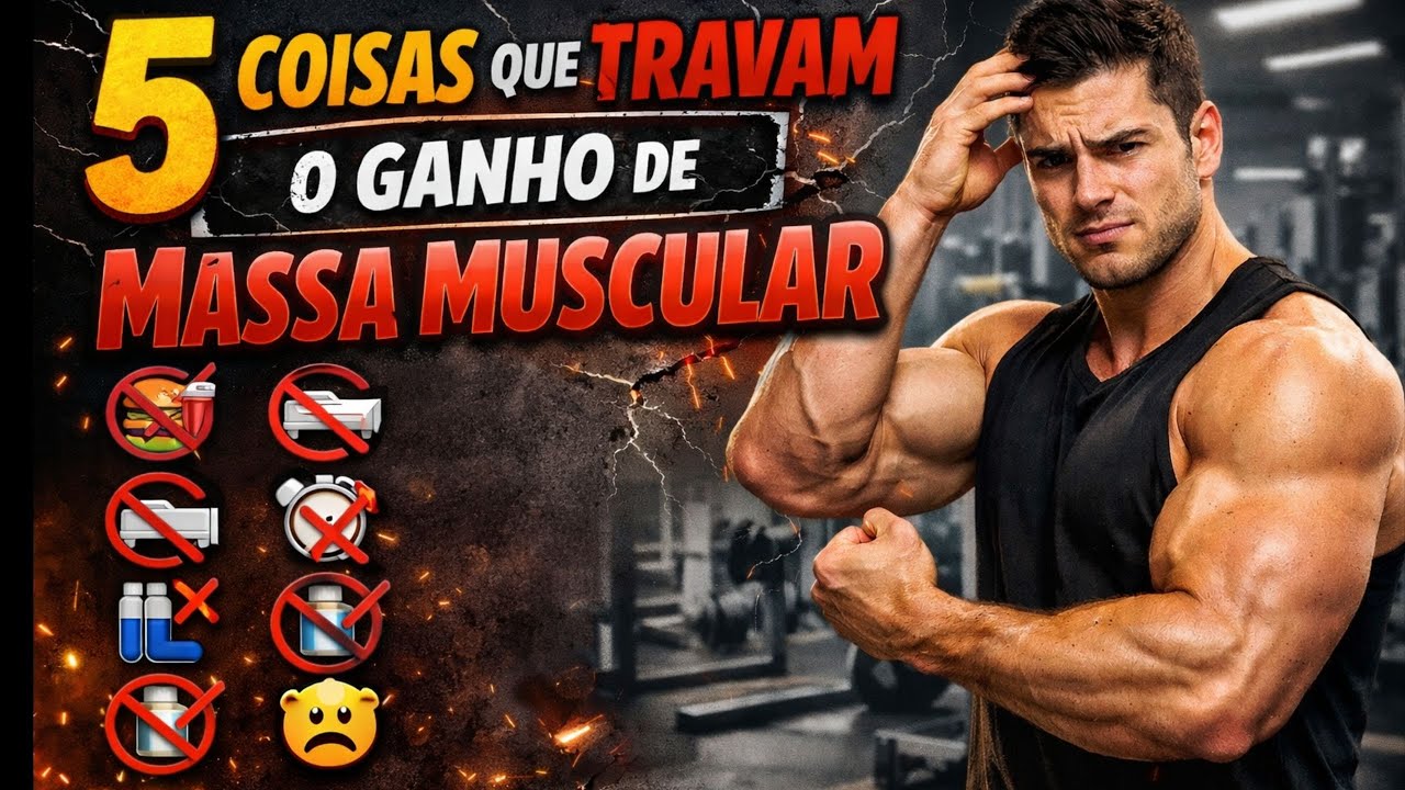 5 COISAS que TRAVAM O GANHO de MASSA MUSCULAR