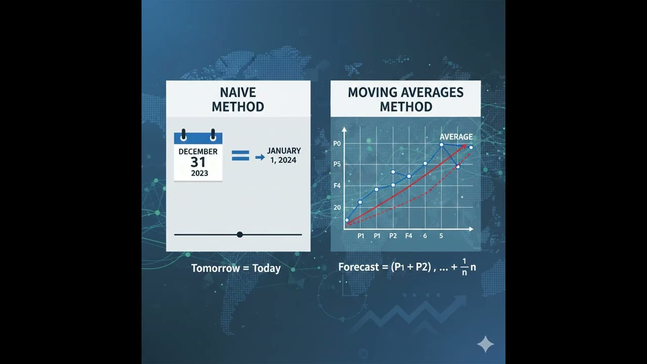 Forecasting Methods: 'Naive Method' and 'Simple Moving Averages Method'