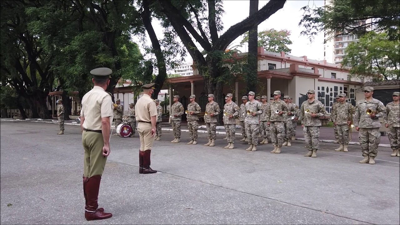 PUESTA DE POSESION ENCARGADO DE LA FANFARRIA MILITAR