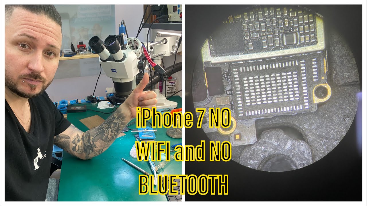 ADVANCED REPAIRS - iPHONE 7 WITH NO WIFI AND NO BLUETOOTH - WIFI GREYED OUT  - ICC PRO