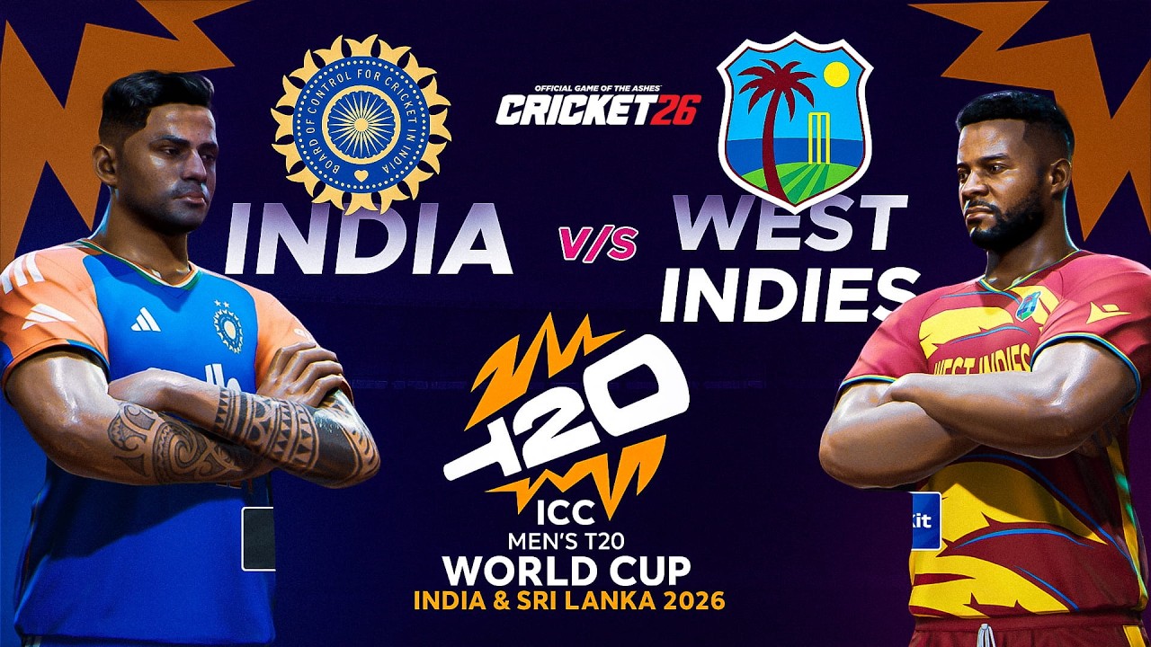 Kya India Semi Final Mein Jayega? IND vs WI Super 8 | T20 World Cup | Cricket 26 LIVE