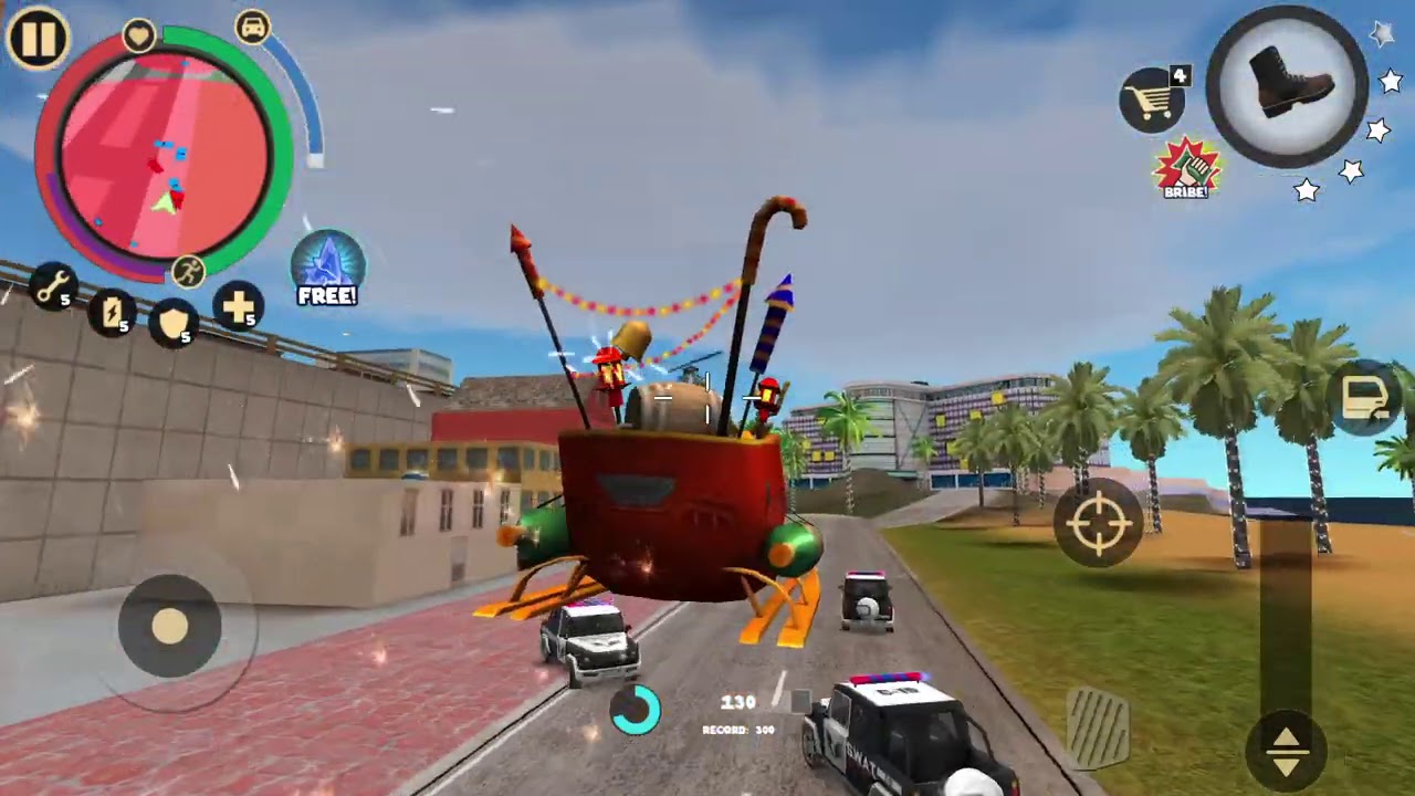 Rope Hero Vice Town | Naxeex | Gameplay Video Android HD New Year Christmas