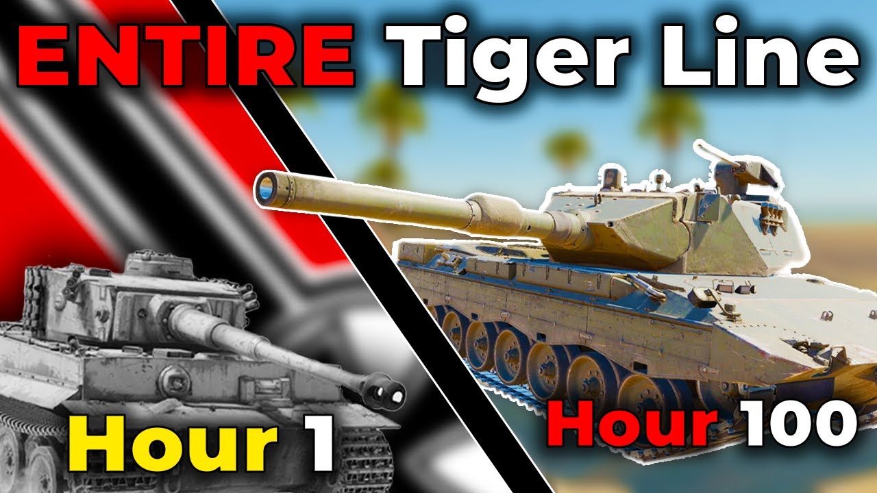 ENTIRE Tiger Line 💥 || 10 Kills With Each Tank