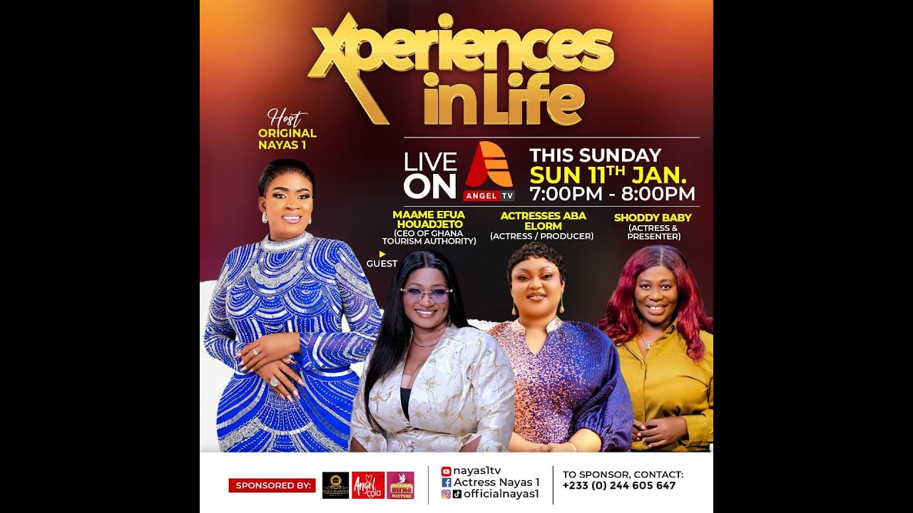 #experiencesinlife With Actress Nayas 1  and Maame Efua Houadjeto || 11-01-2026