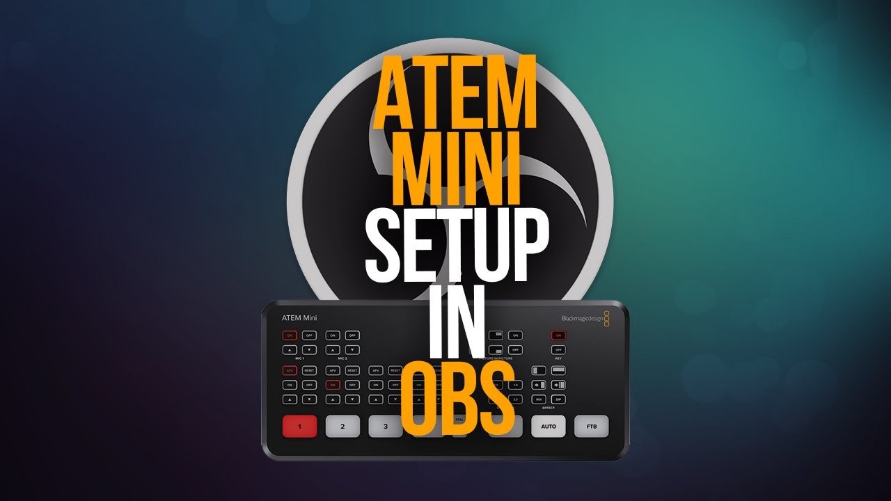ATEM MINI Быстрая быстрая настройка OBS #Shorts