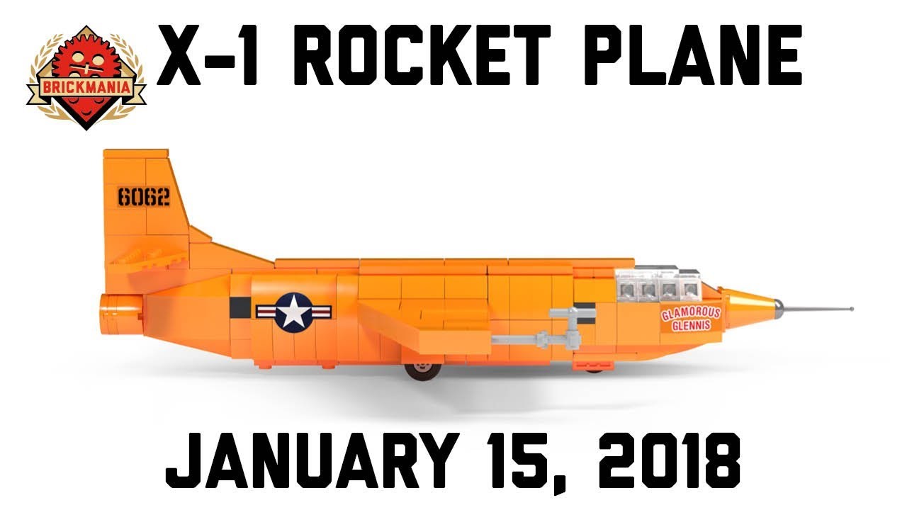 X-1 Rocket Plane - Custom Military Lego