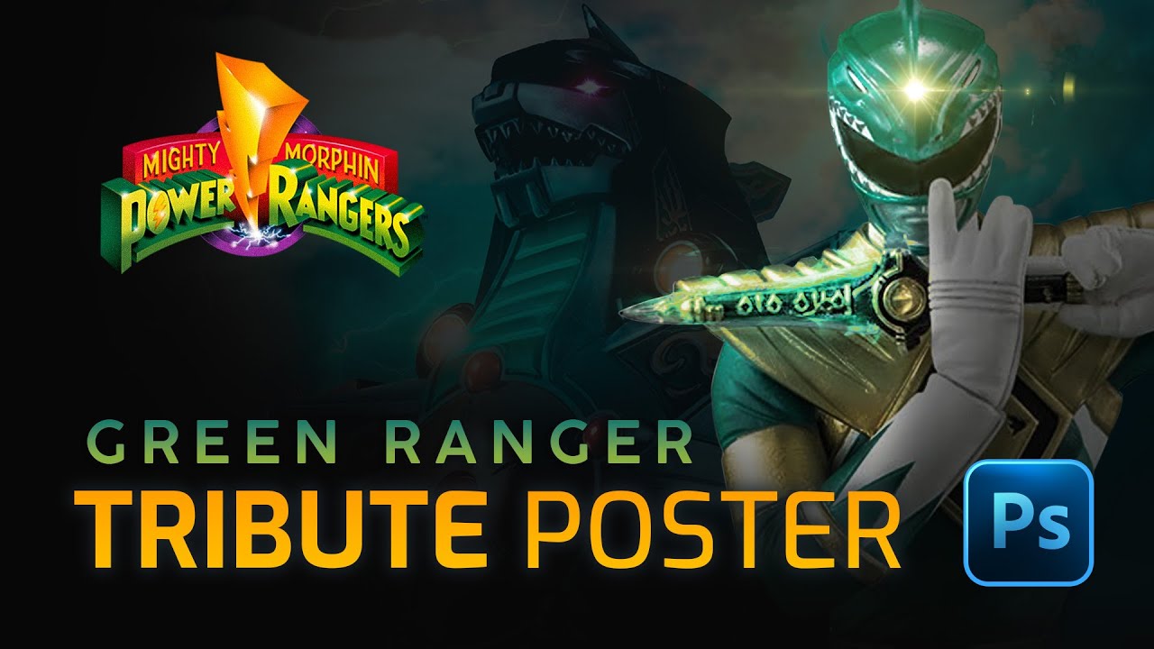 I Photoshop a Green Ranger Epic Tribute Poster