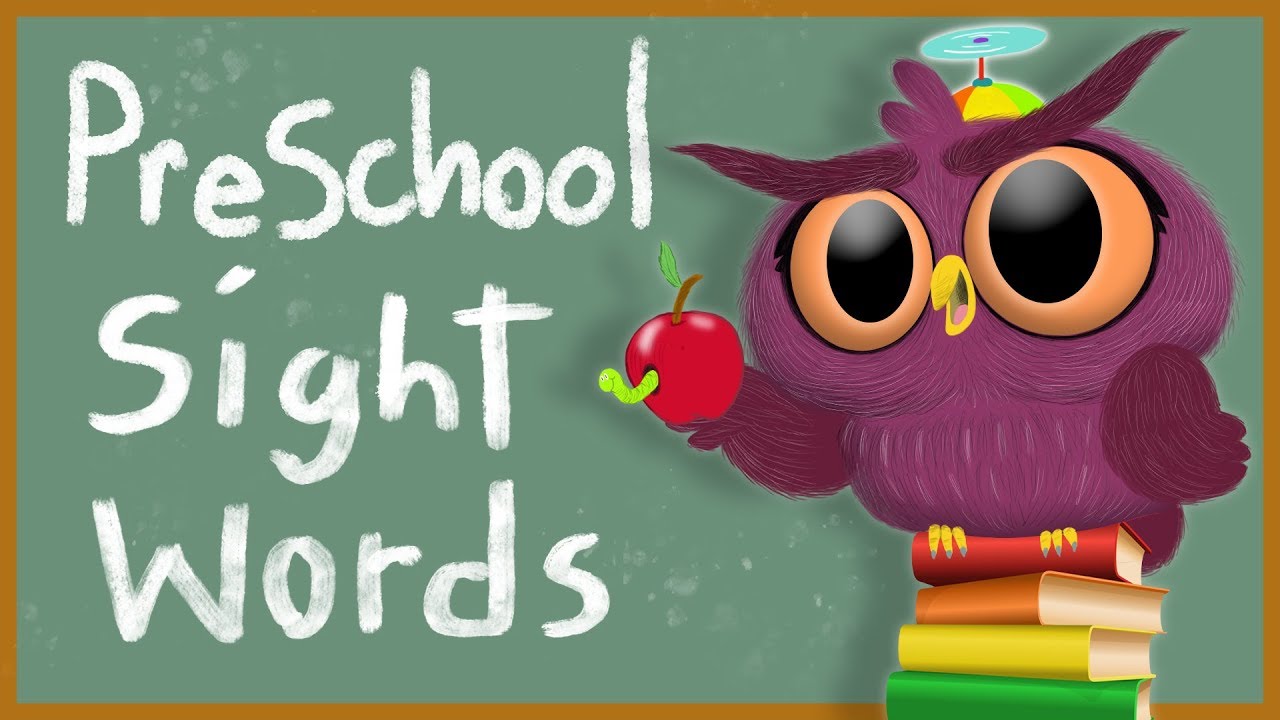 📖  40 Preschool Sight Words - How to Read - Dolch sightwords 📖