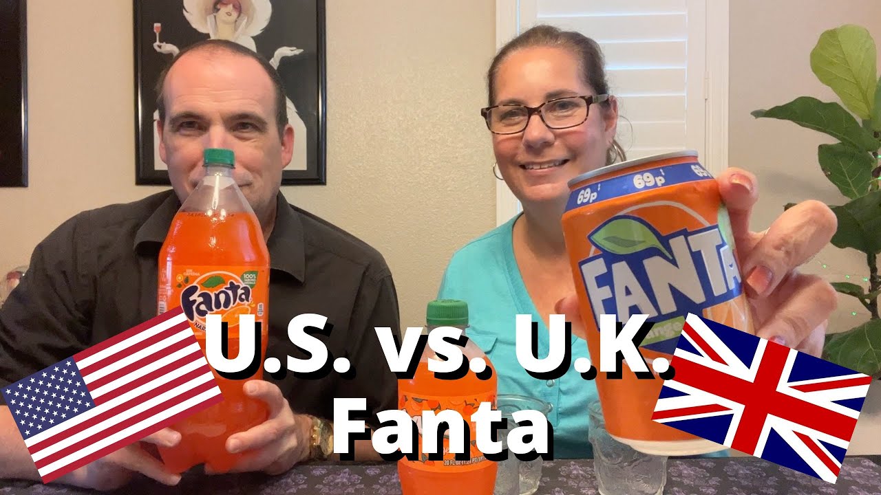 U.S. Fanta vs. U.K. Fanta PLUS Orange Crush