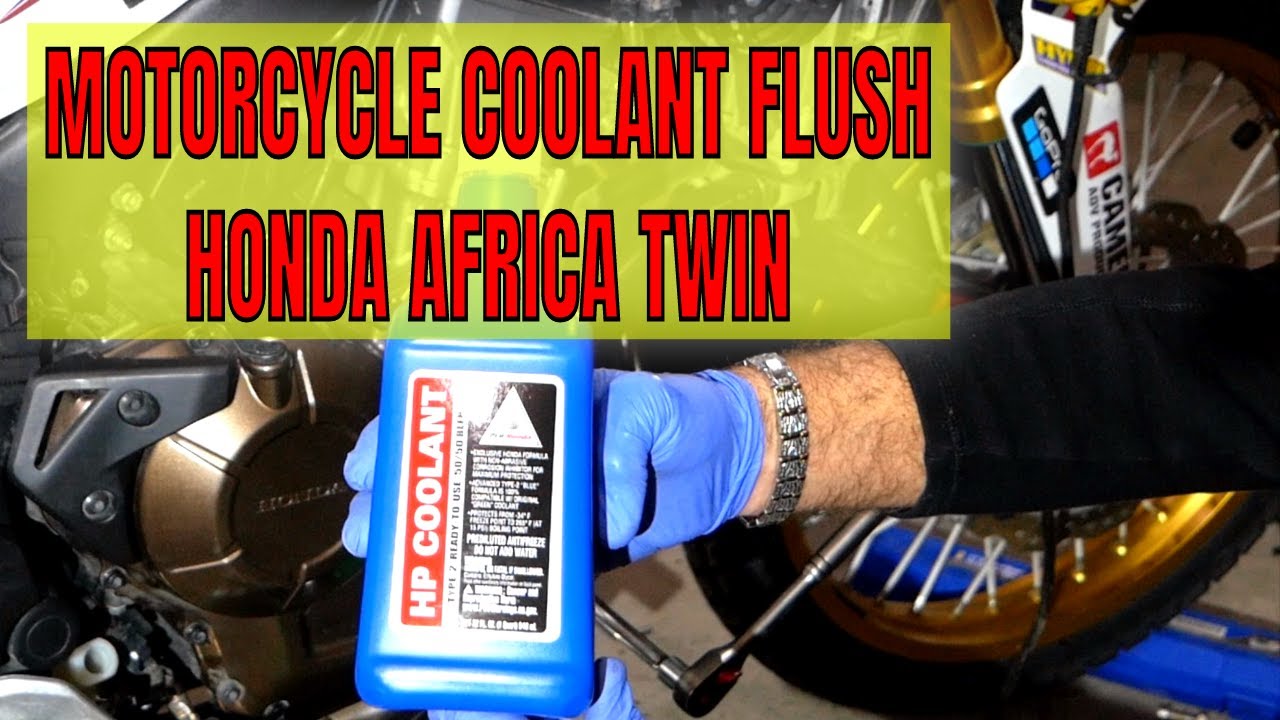 КАК ЗАМЕНИТЬ ОХЛАЖДАЮЩУЮ ЖИДКОСТЬ В МОТОЦИКЛЕ HONDA AFRICA TWIN 2017