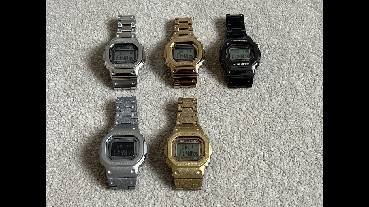 #132 Сравнение цельнометаллических часов G-Shock 35-й и 40-й годовщины. Итоги!
