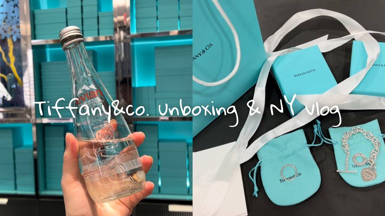 NY vlog🇺🇸Tiffany에서 실버가 단종된다?!지금 사야하는 티파니 언박싱&하울ㅣ요즘 데일리백 Teddy Blake 언박싱&할인코드!