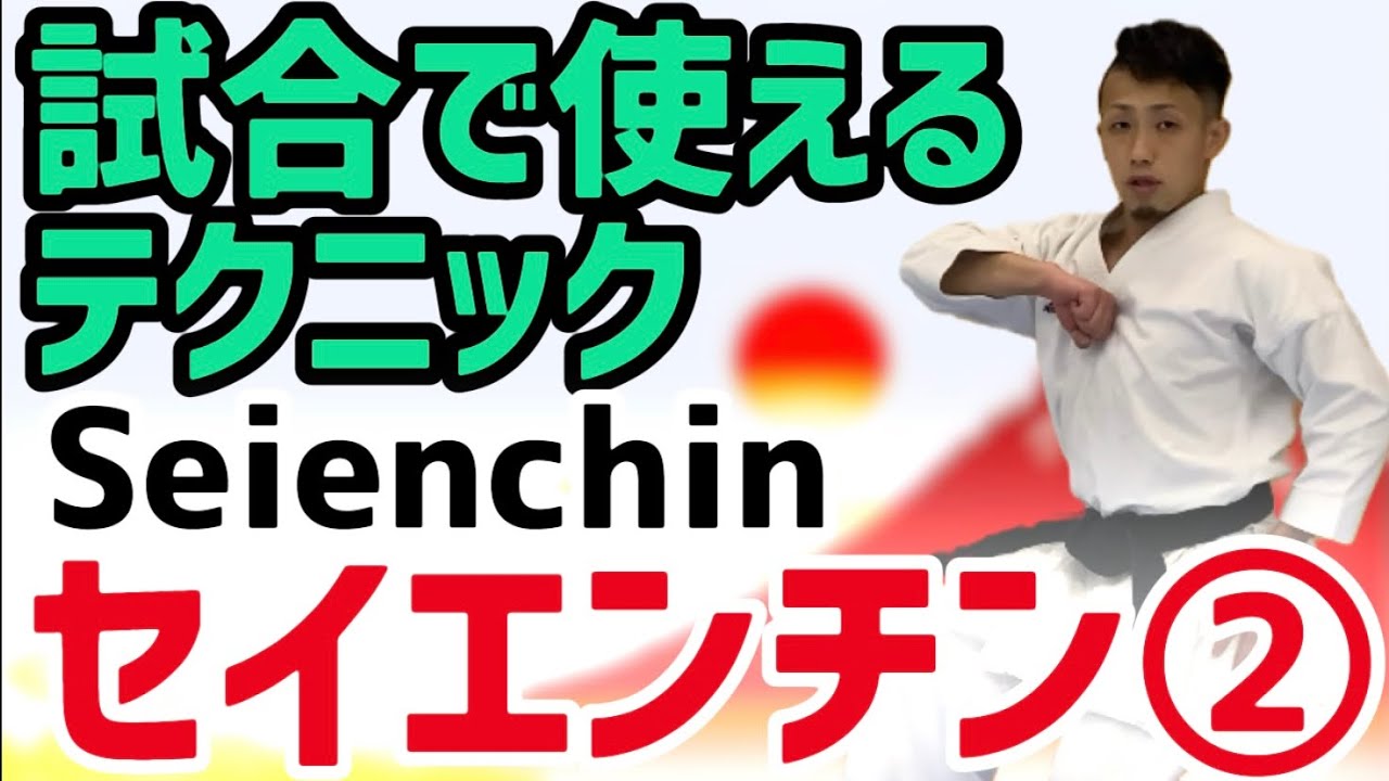 試合で使えるテクニック　セイエンチン② Techniques Seienchin Karate 空手 からて Kata 形　Ryusensei りゅう先生　りゅうチューブ
