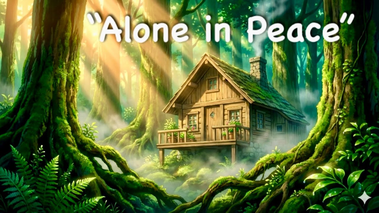 Living Alone in a Cozy Forest House 🌧️ | Rain ASMR & Peaceful Forest Life | Ghibli Inspired Ambience