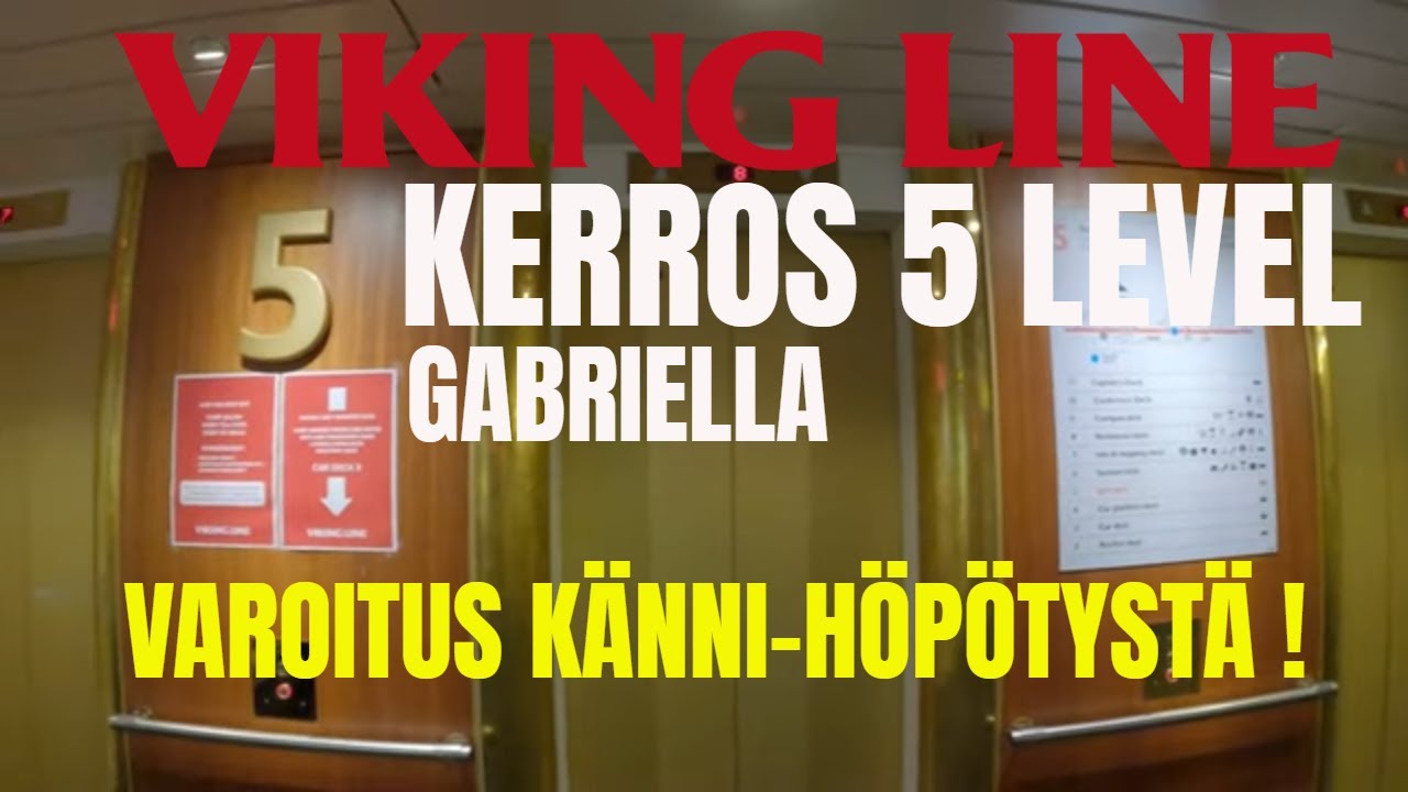 VIKING LINE Gabriella kerros 5 DECK seikkailu adventures