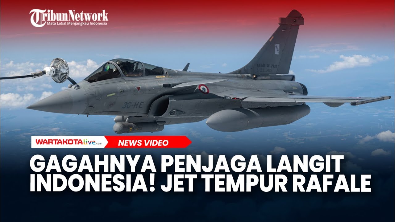 Gagahnya Penjaga Langit Indonesia! Tiga Jet Tempur Rafale Tiba di Tanah Air