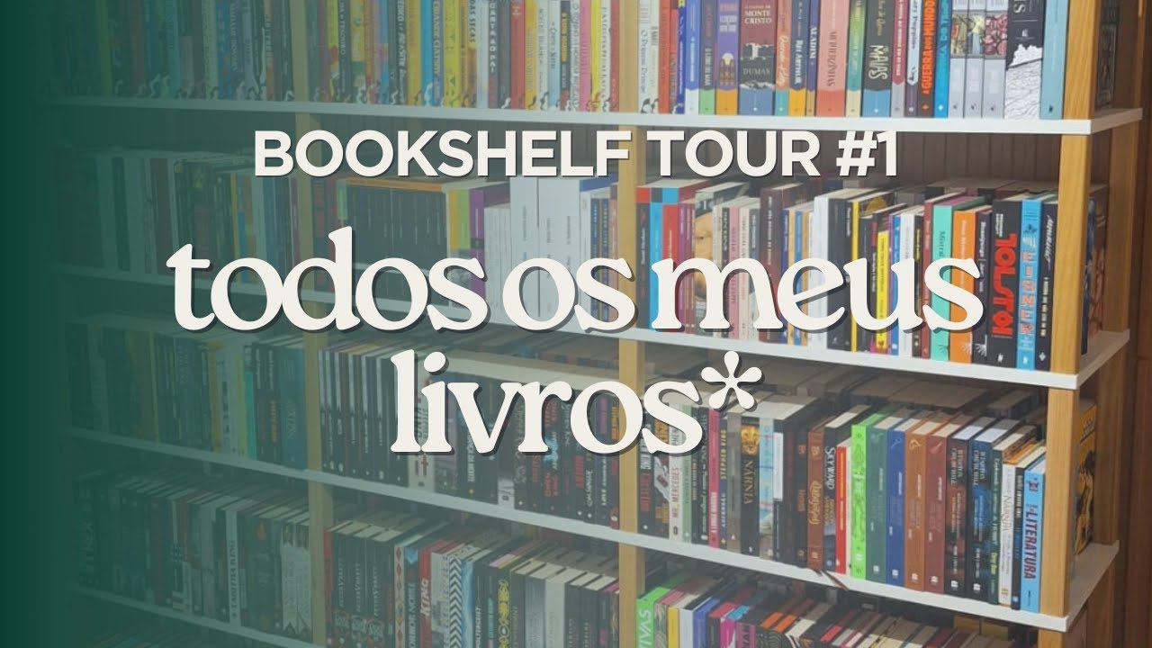 Bookshelf Tour: Todos os livros da minha estante (2025) 📚📖 | Recomendo Ler
