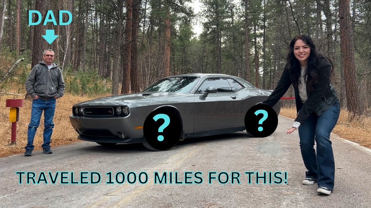 Putting New Wheels & Tires on my Dad's Dodge Challenger!