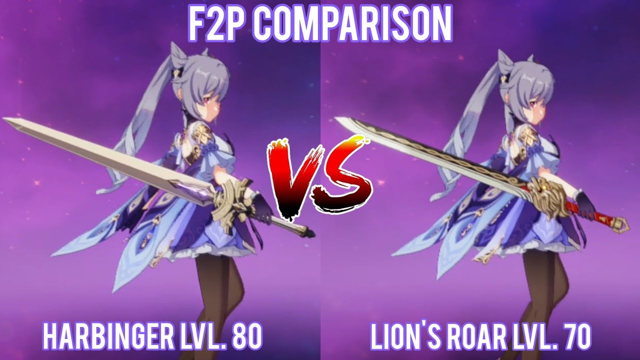 Harbinger of Dawn vs. Lion's Roar| Keqing test| Genshin Impact