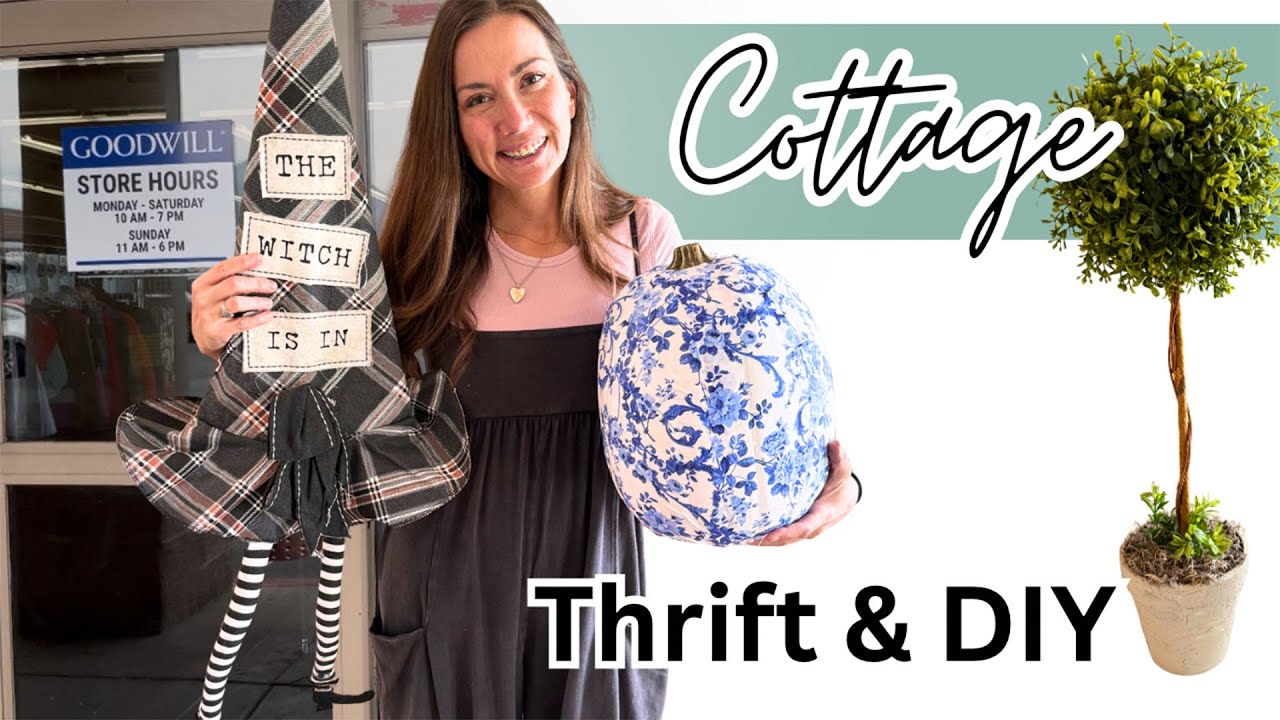 Amazing deals at Goodwill! - Thrifting for home decor cottage style Fall - Reselling 