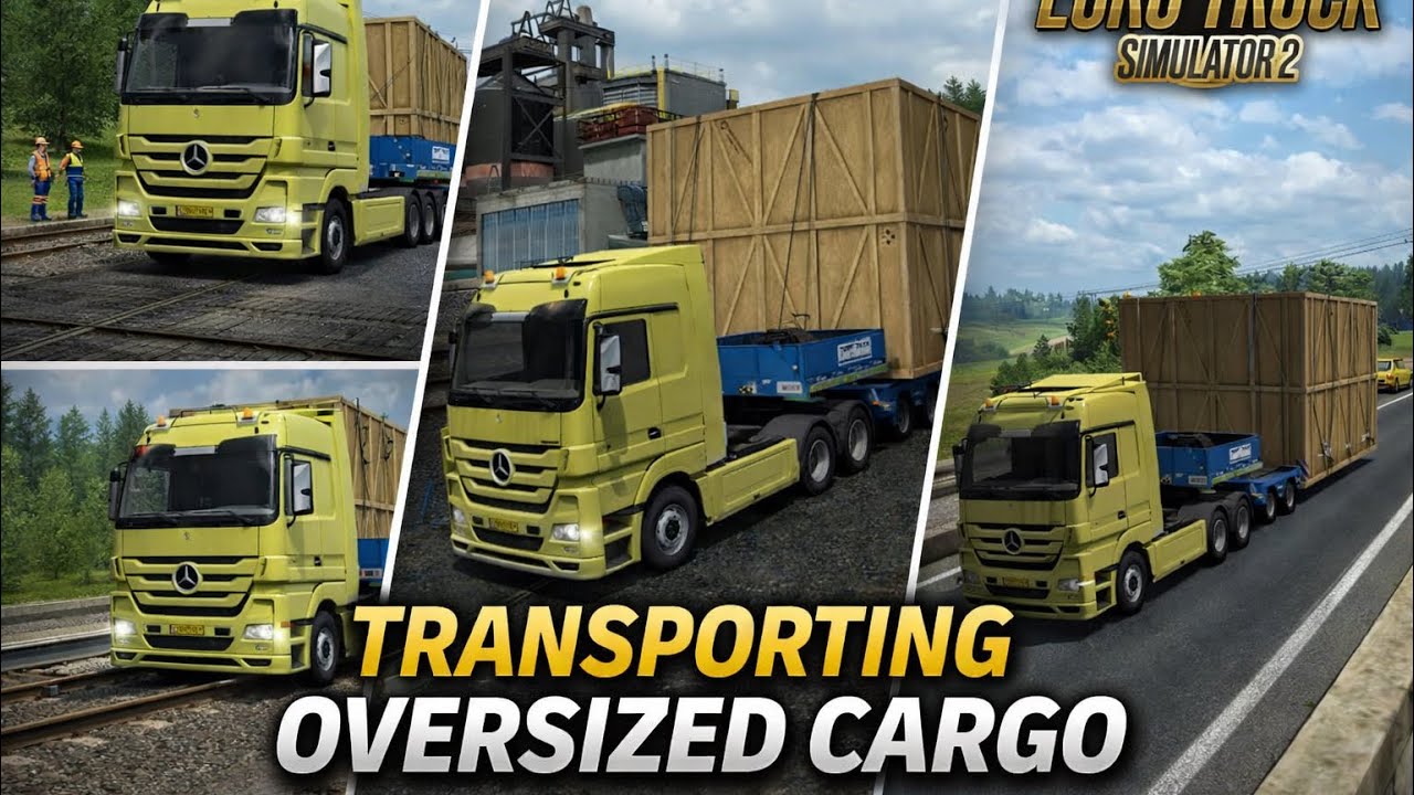 Oversized Load Transport in Euro Truck Simulator 2 | Heavy Cargo Mission India Style 🇮🇳 | Rush Drive