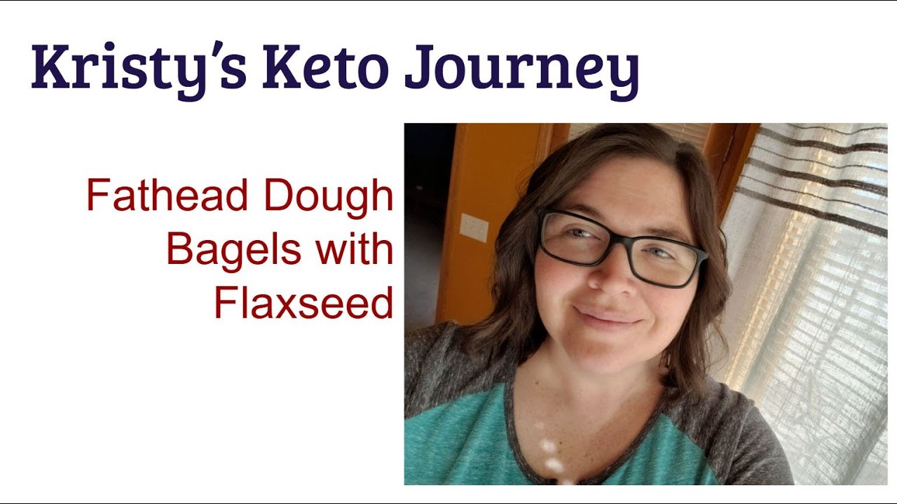 Fathead Dough Bagels With Flax Meal