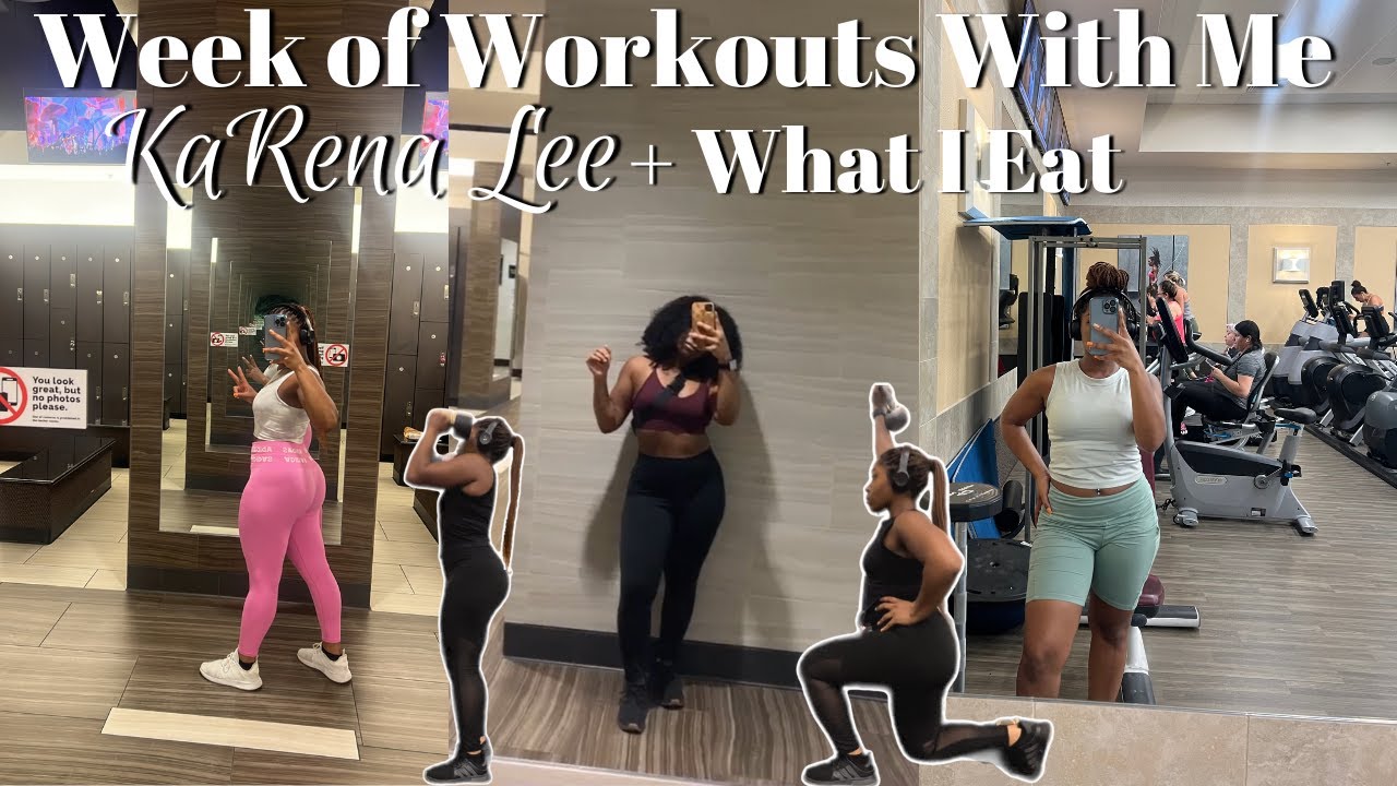 A Week of Workouts | Realistic Vlog, What I Eat | KaRena Lee