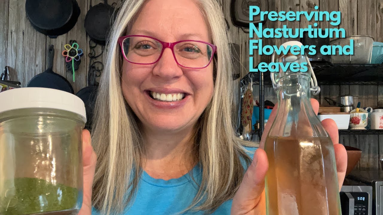 Harvesting & Preserving Nasturtiums - Brelsford Family Homestead