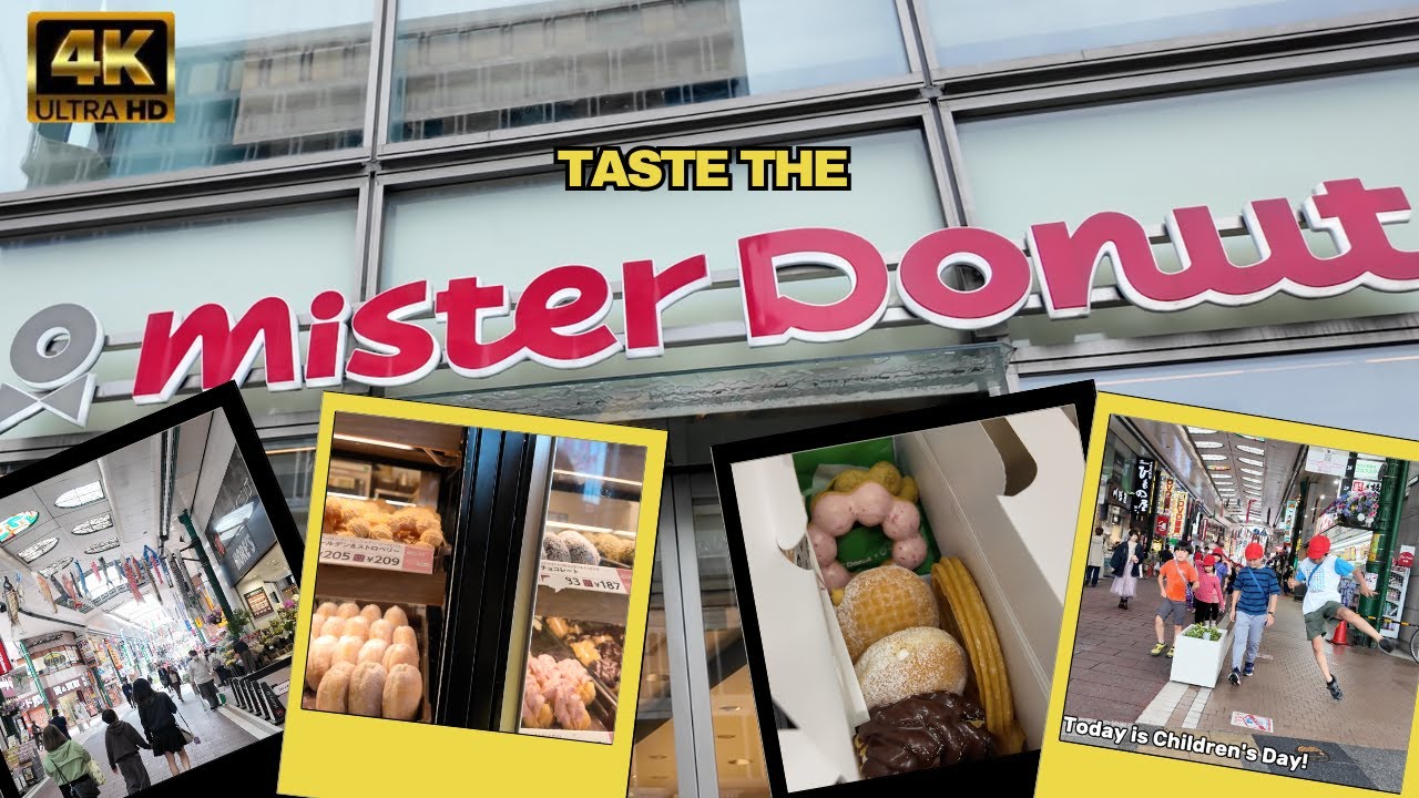 Mister Donut в Токио, Япония 🍩🇯🇵 | Японские пончики и кофейный опыт! #nhedtv