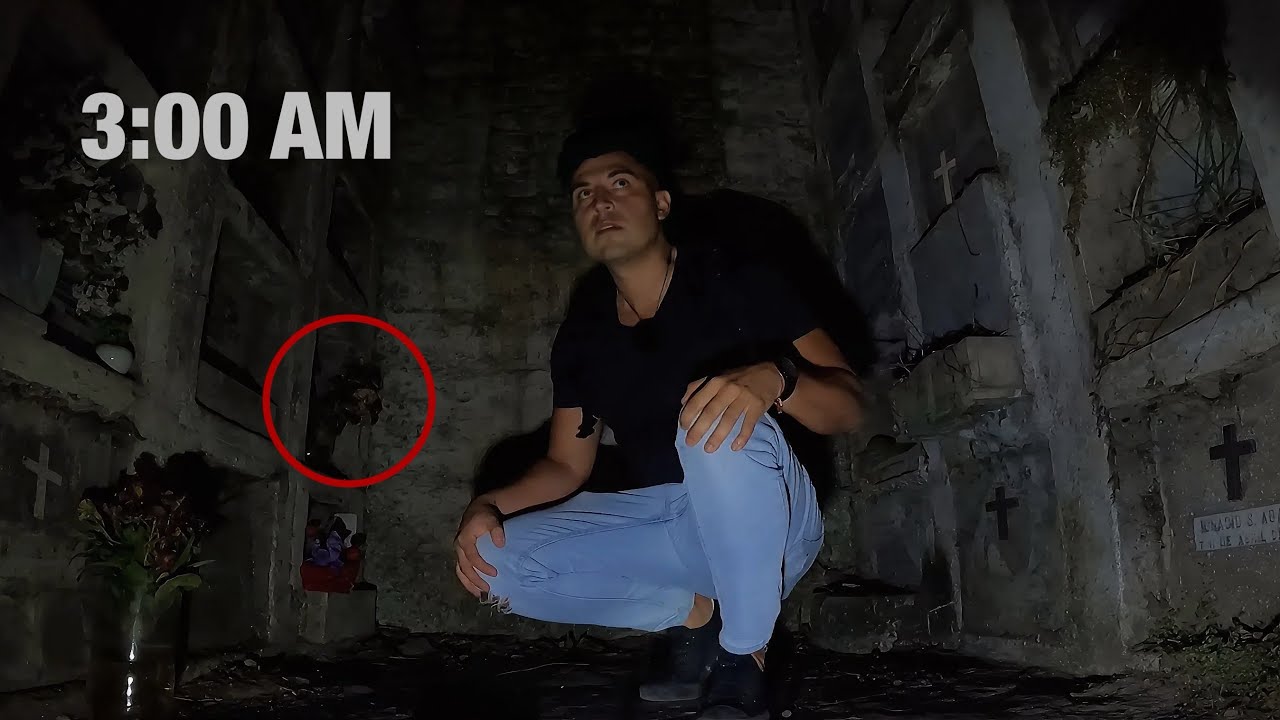 Noche Paranormal en un Cementerio (Escuchamos Gritos Reales) 💀