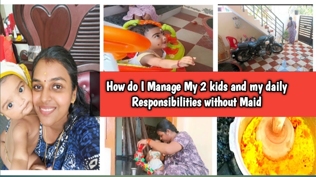 How do I Manage Daily Responsibilities and my 2 kids Without Maid | 8 th Month food chart
