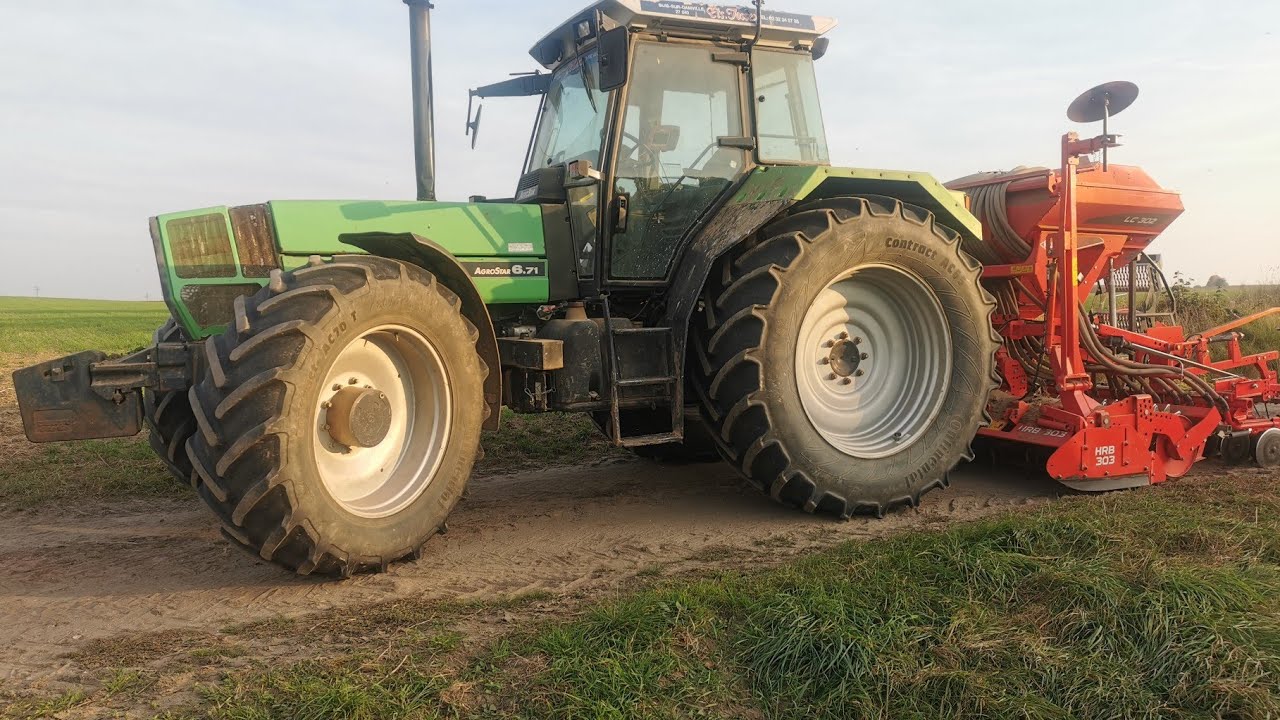 Deutz fahr agrostar ratuje zasiewy. Awaria Valtry siewy przerwane. Agrostar znów z venta 302lc.