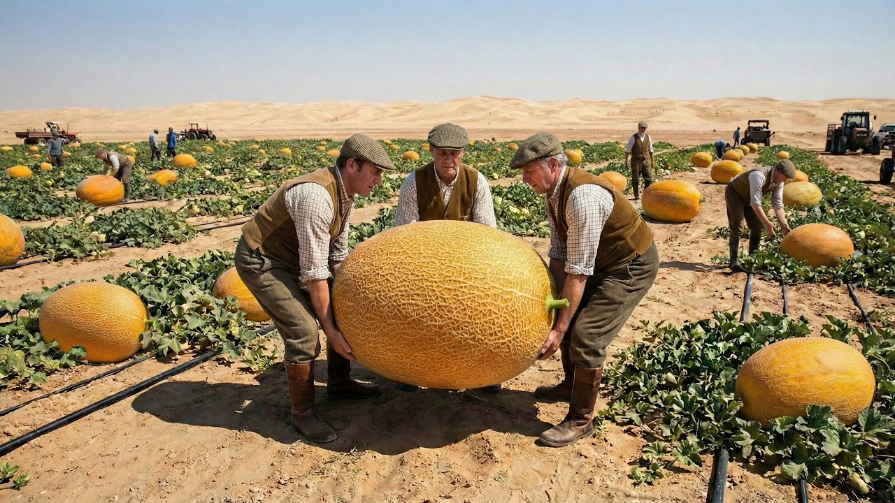 Unbelievable! They've Grown Cantaloupes in the Desert – You'll Be Surprised by the Results