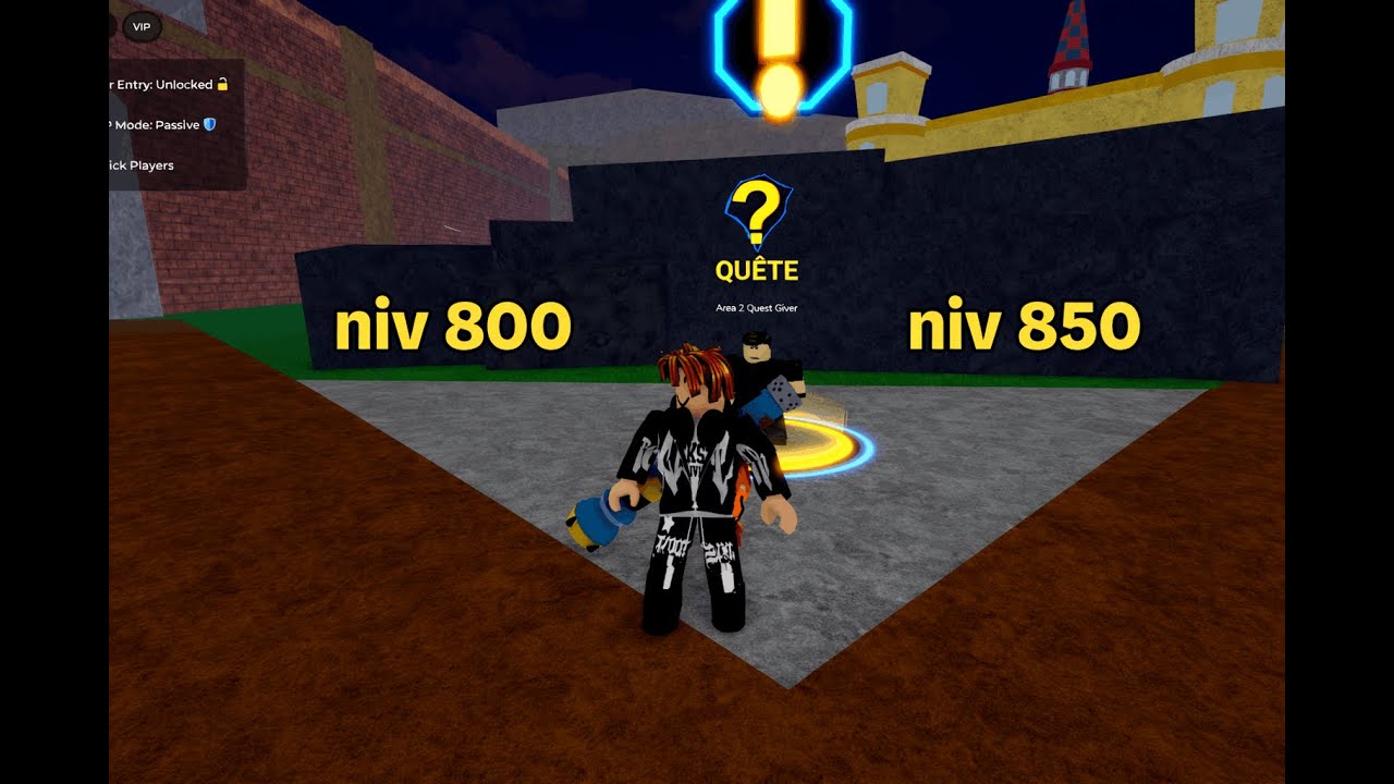 Blox Fruits : je monte niveau 850