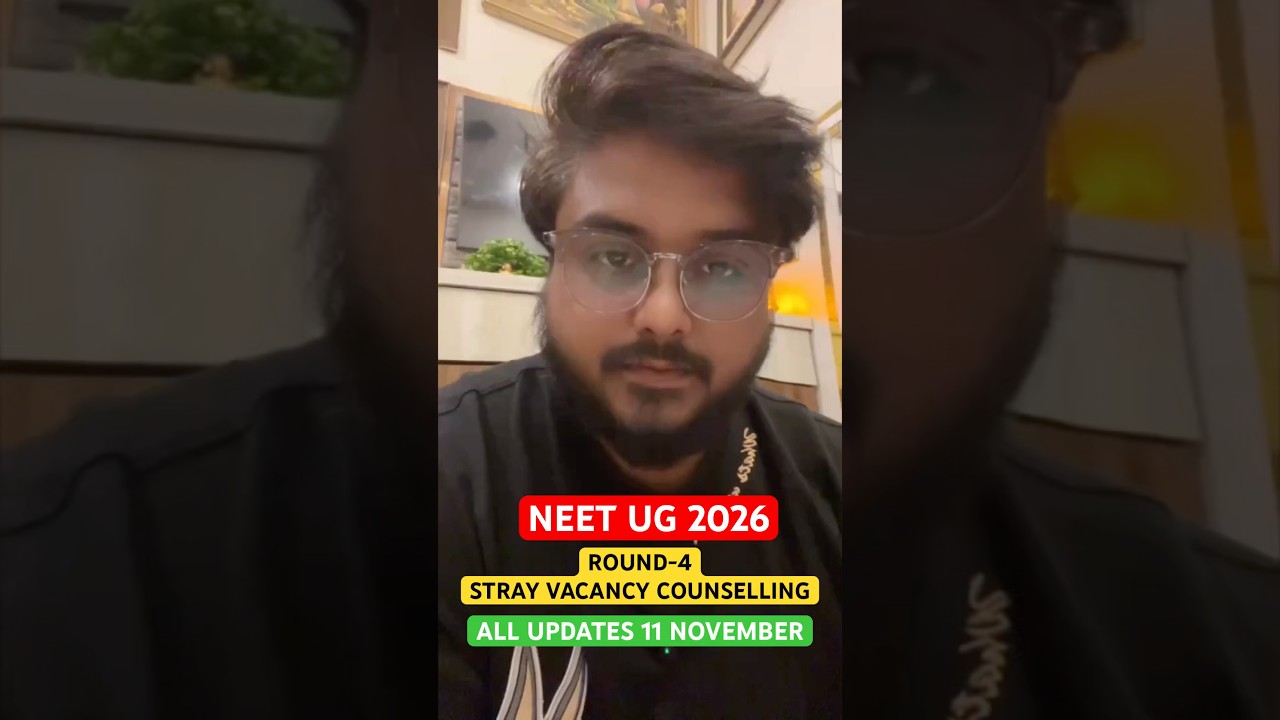 Neet 2025 Round 4 Stray Counseling All State Wise Latest Update 11 November MCC Schedule 