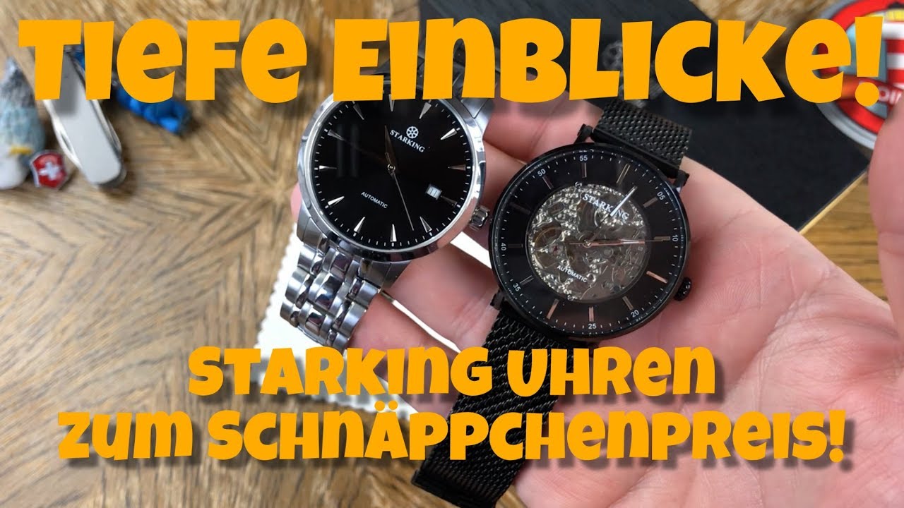 🚨Tiefe Einblicke‼️ &mdash; Skelettierte Starking Automatik Uhr zum Schn&auml;ppchenpreis‼️