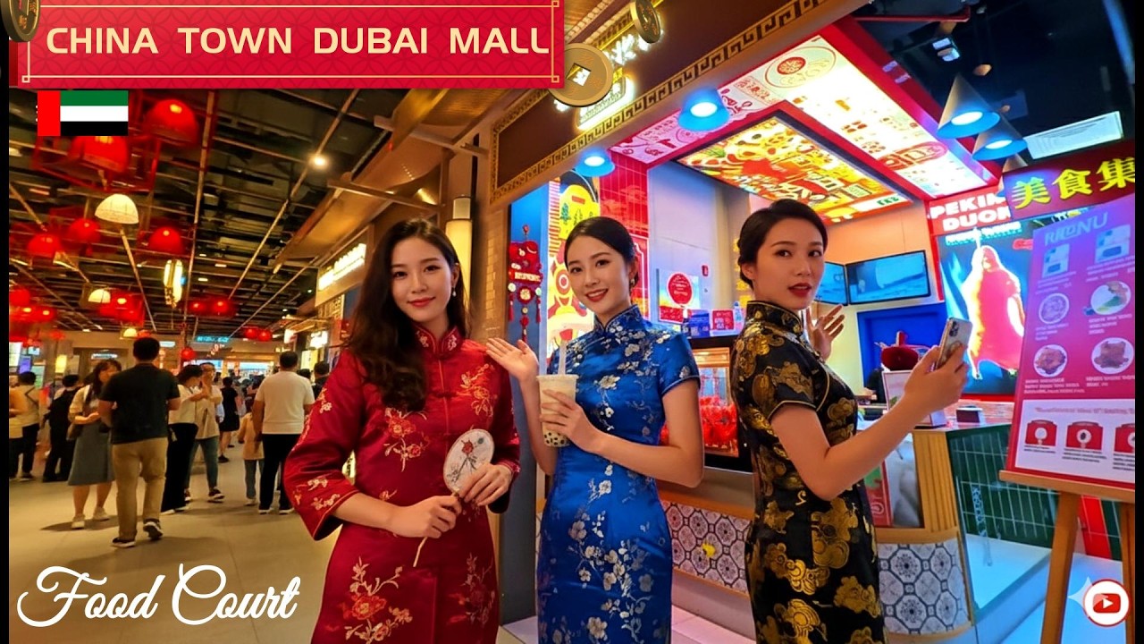 CHINA TOWN FOOD COURT INSIDE DUBAI MALL | Happy Chinese New Year 2026 Celebration