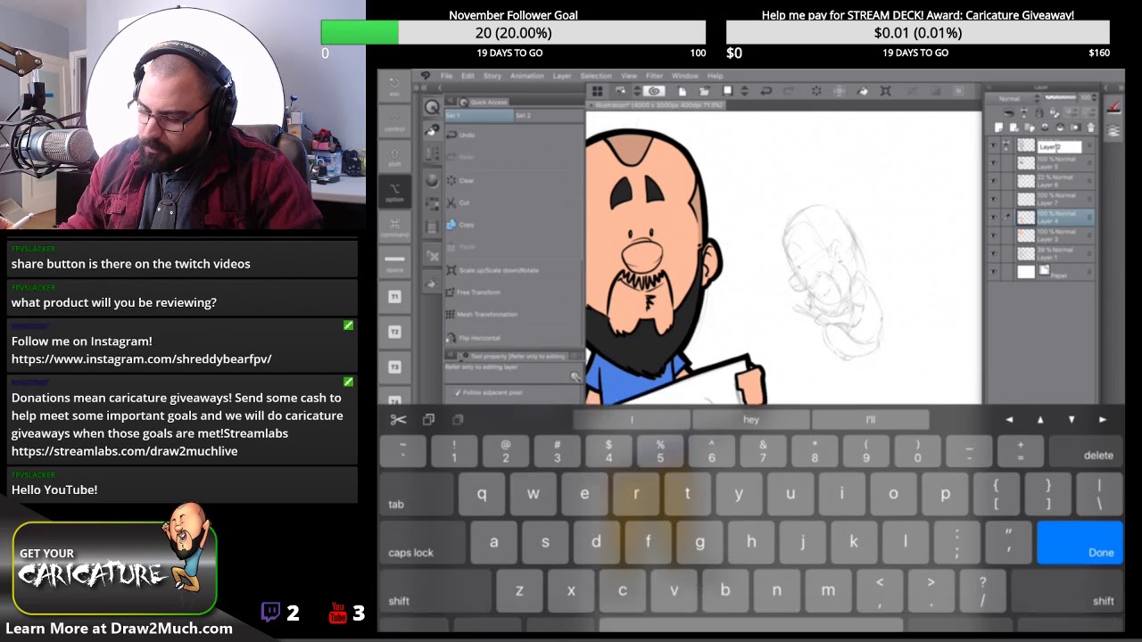 Move Multiple Layers in Clip Studio on IPAD
