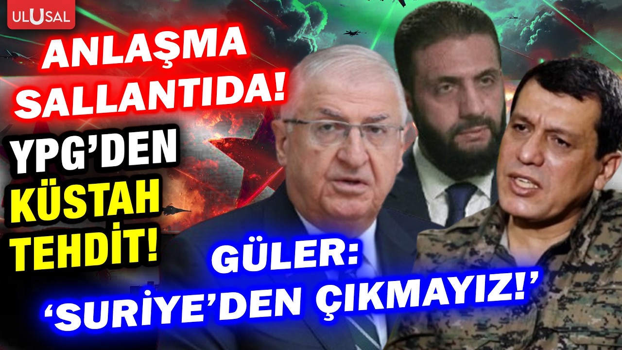 Suriye YPG anlaşması sallantıda! YPG yine tehditler savurdu!