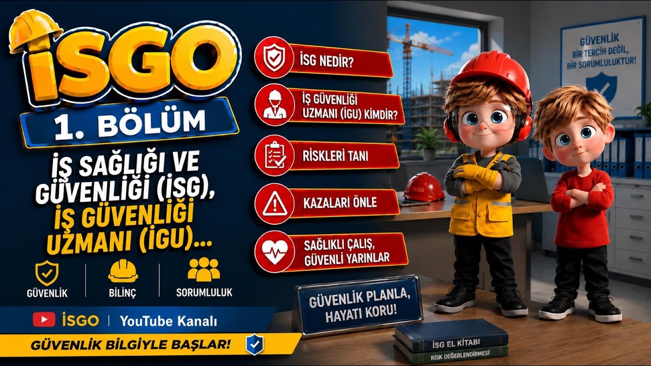 İSGO | 1. BÖLÜM - İş Sağlığı ve Güvenliği (İSG), İş Güvenliği Uzmanı (İGU)...