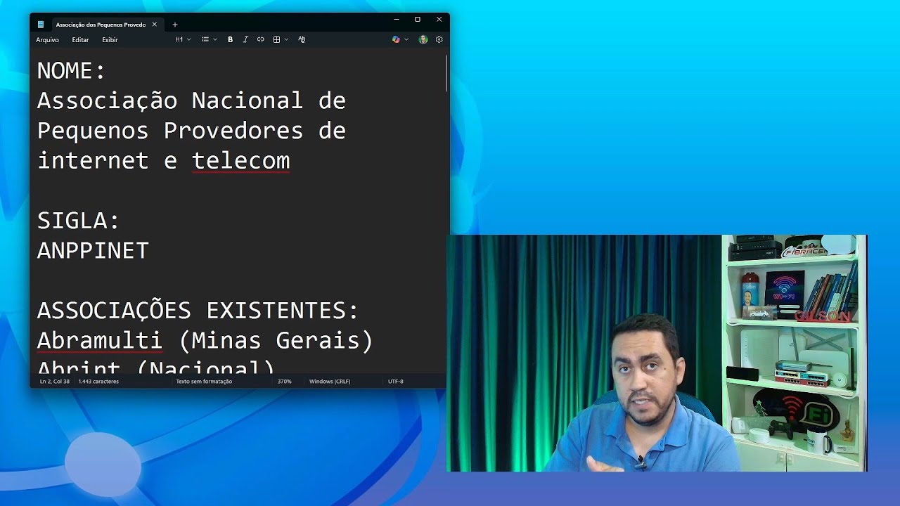 Vamos montar uma Associação dos Pequenos Provedores de internet