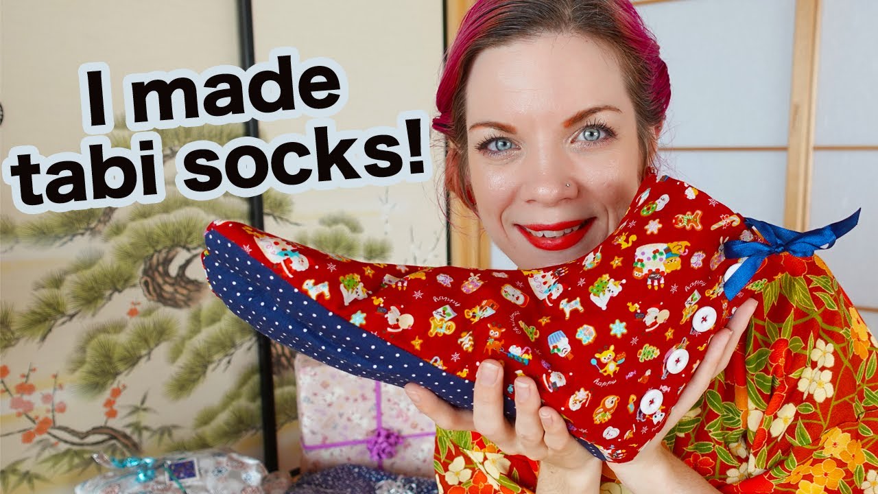 The Construction of Tabi Socks // Japanese Inspired Christmas Stocking 🎄
